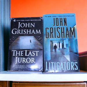 John Grisham Paperback Book Lot of 2 The Last Juror The Litigators